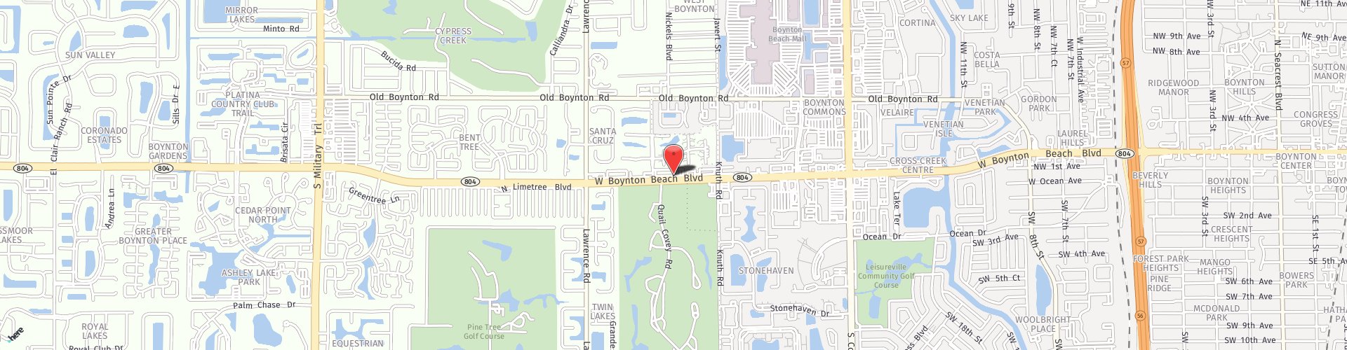 Location Map: 3695 W. Boynton Beach Blvd. Boynton Beach, FL 33436